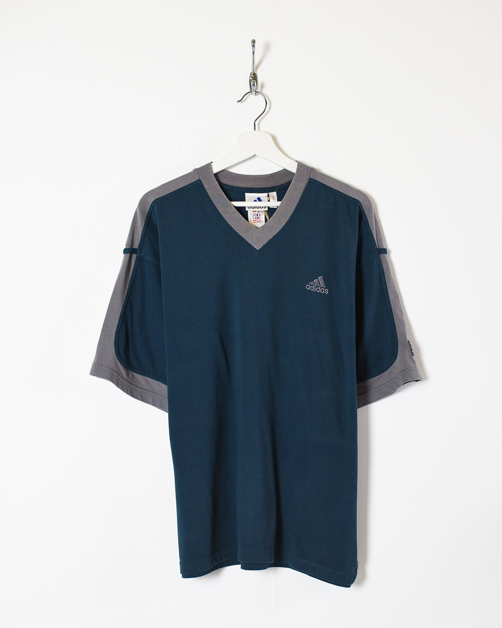 Navy Adidas T-Shirt - Large