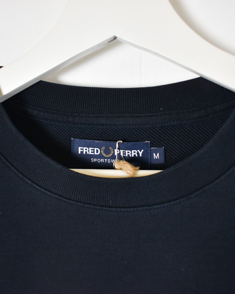 Navy Fred Perry Sweatshirt - Medium