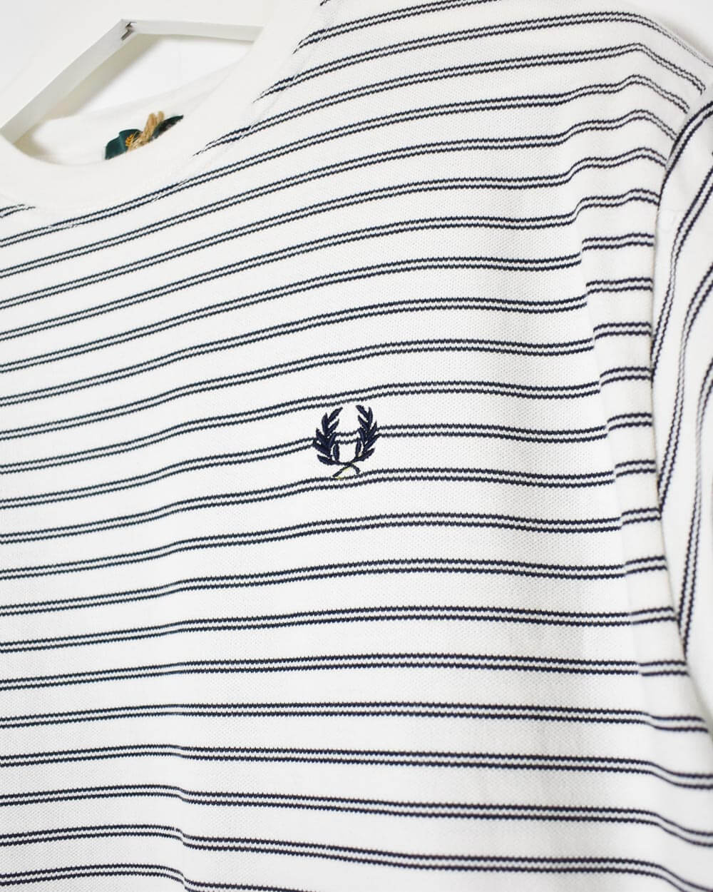 White Fred Perry T-Shirt - Small