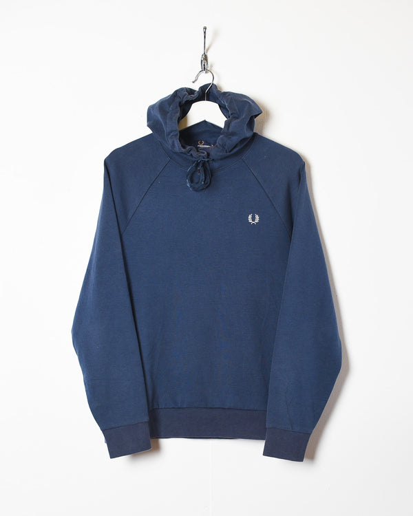 Navy Fred Perry Thin Hoodie - Small