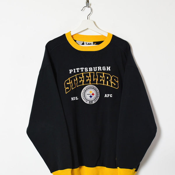 Pittsburgh Steelers Lee NFL Sweatshirt - 2XL Black Cotton