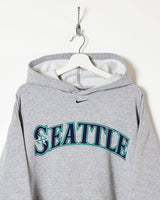 Printify Seattle Mariners Vintage 90's Heavyweight MLB Hoodie Royal / 3XL