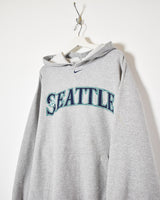 Vintage 90s Cotton Stone Nike x MLB Seattle Mariners Hoodie - XX