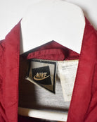 Maroon Nike Windbreaker Jacket - Medium