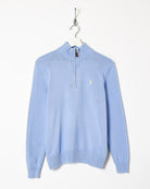 Baby Ralph Lauren Knitted 1/4 Zip Sweatshirt - X-Small