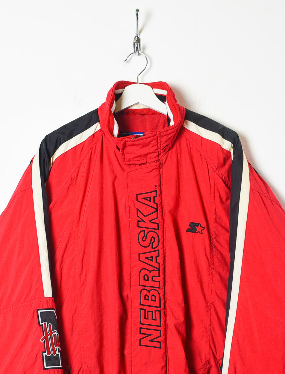 Red Starter Nebraska Huskers Jacket - XX-Large