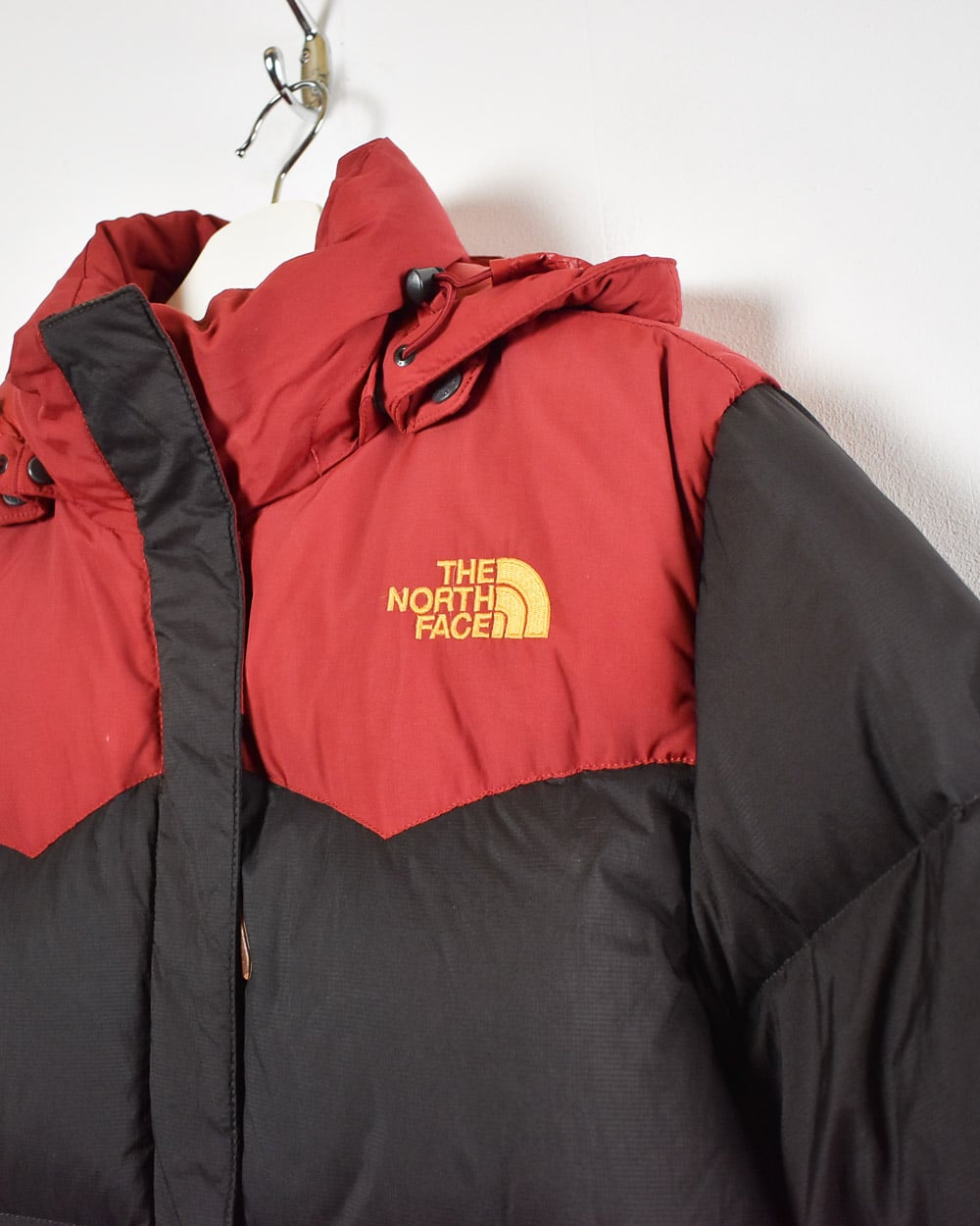 Black The North Face Hooded HyVent 800 Down Puffer Jacket - Small
