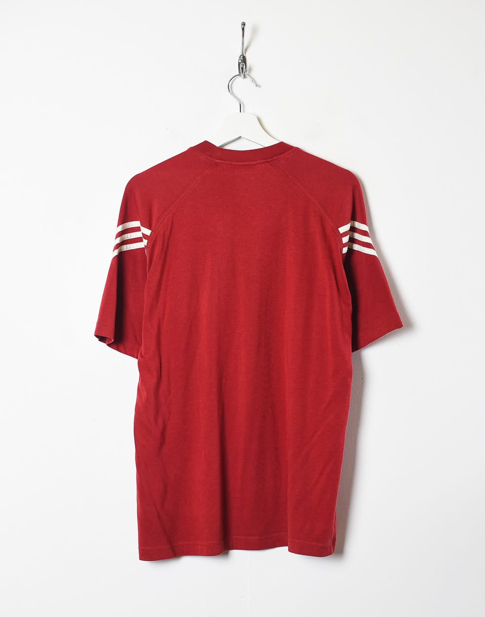 Maroon Adidas T-Shirt - Medium