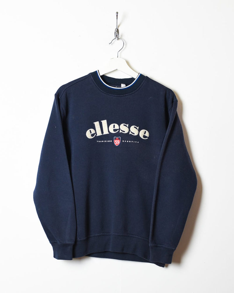 Navy Ellesse Sweatshirt - Small