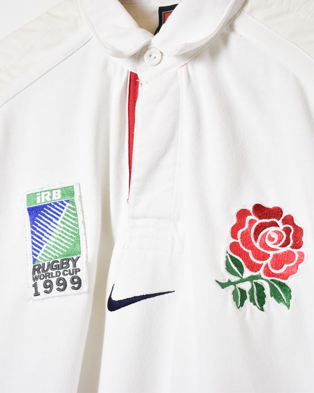 White Nike England Rugby World Cup 1999 Rugby Shirt - X-Large