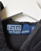 Black Polo Ralph Lauren Fleece Hoodie - Medium