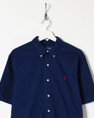 Navy Ralph Lauren Short Sleeved Shirt - Large