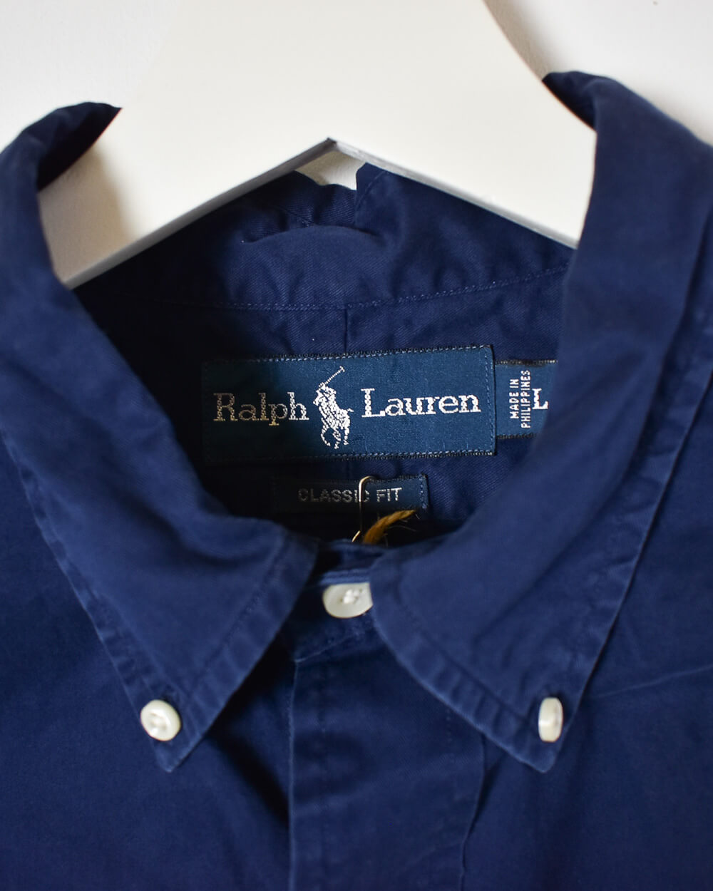 Navy Ralph Lauren Short Sleeved Shirt - Large