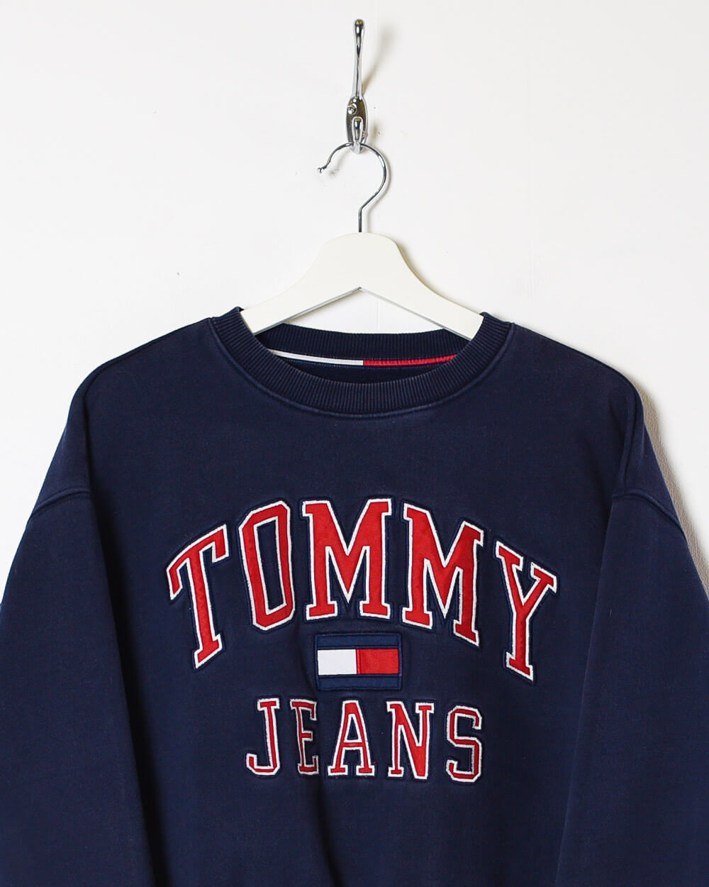 Navy Tommy Jeans Women's Sweatshirt - Small