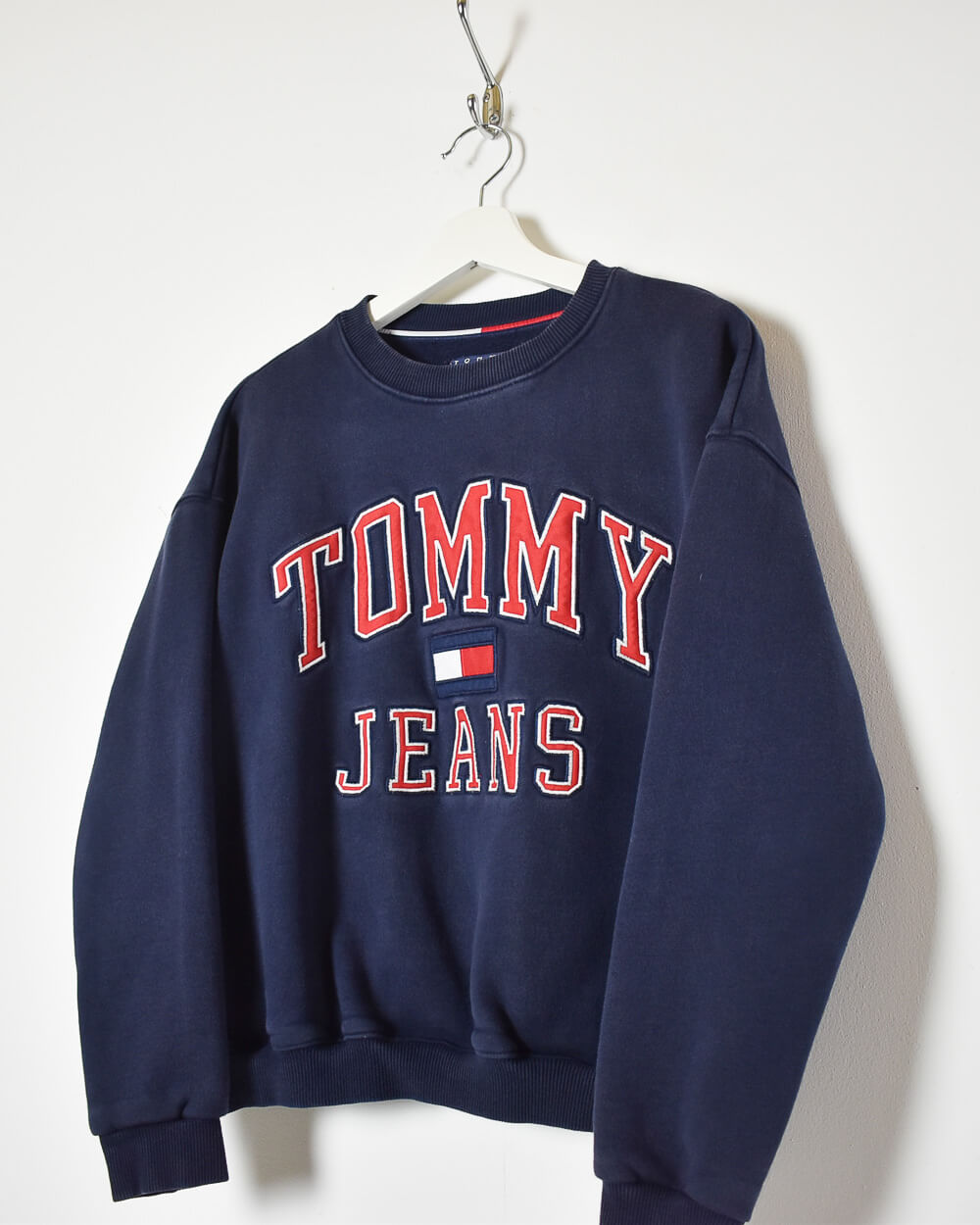 Navy Tommy Jeans Women's Sweatshirt - Small