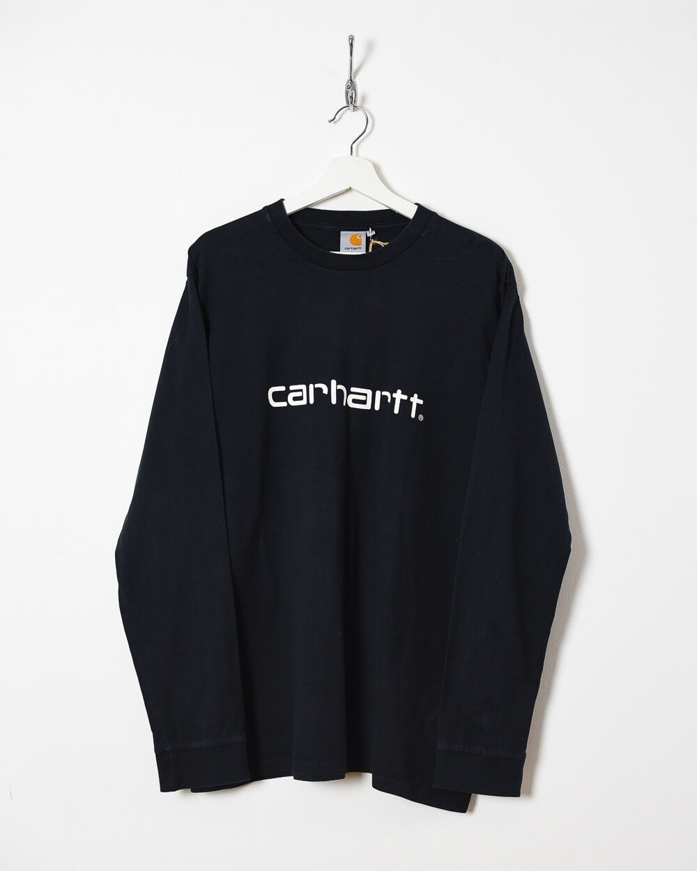 Black Carhartt Long Sleeved T-Shirt - X-Large