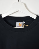 Black Carhartt Long Sleeved T-Shirt - X-Large