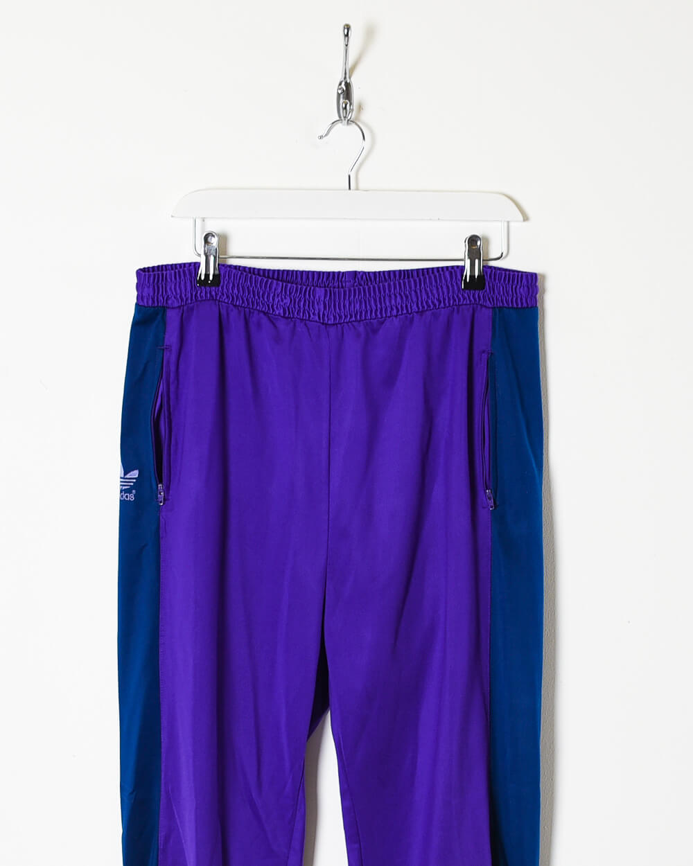 Purple Adidas Tracksuit Bottoms - W30 L34