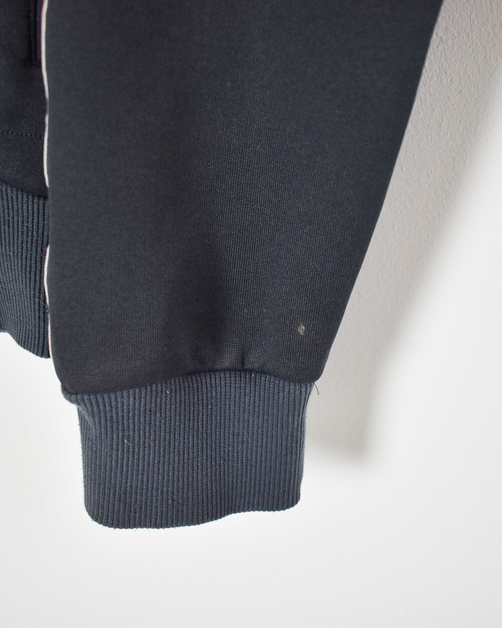 Navy Adidas Women's Zip-Through Sweatshirt - Large