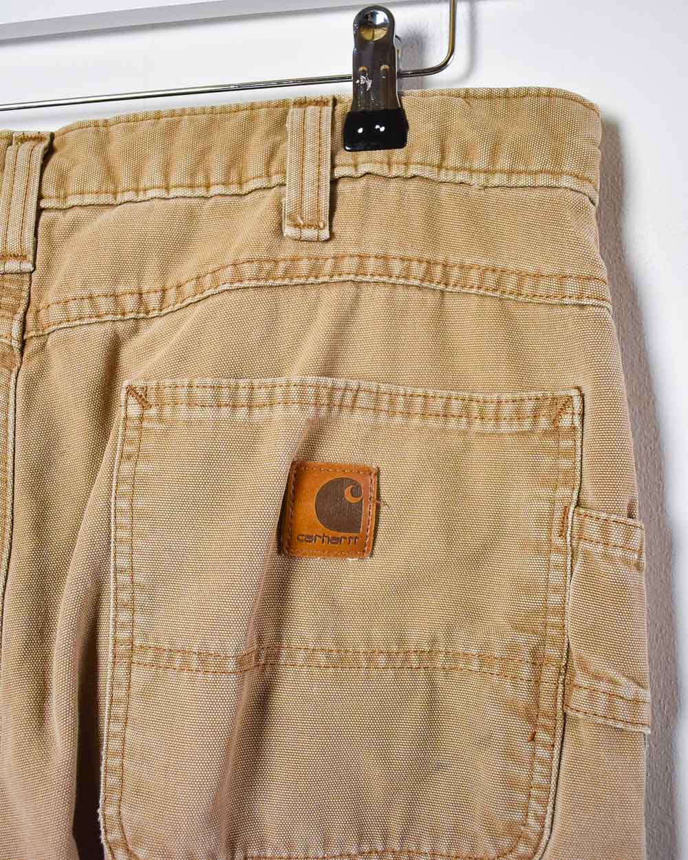Neutral Carhartt Double Knee Carpenter Jeans - W32 L34