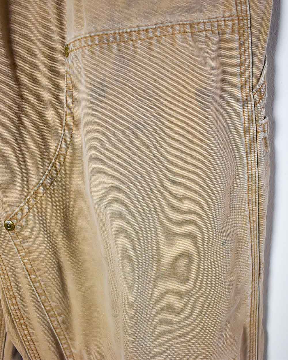 Neutral Carhartt Double Knee Carpenter Jeans - W32 L34