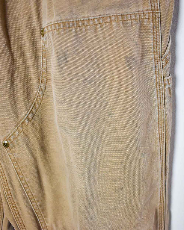 Neutral Carhartt Double Knee Carpenter Jeans - W32 L34