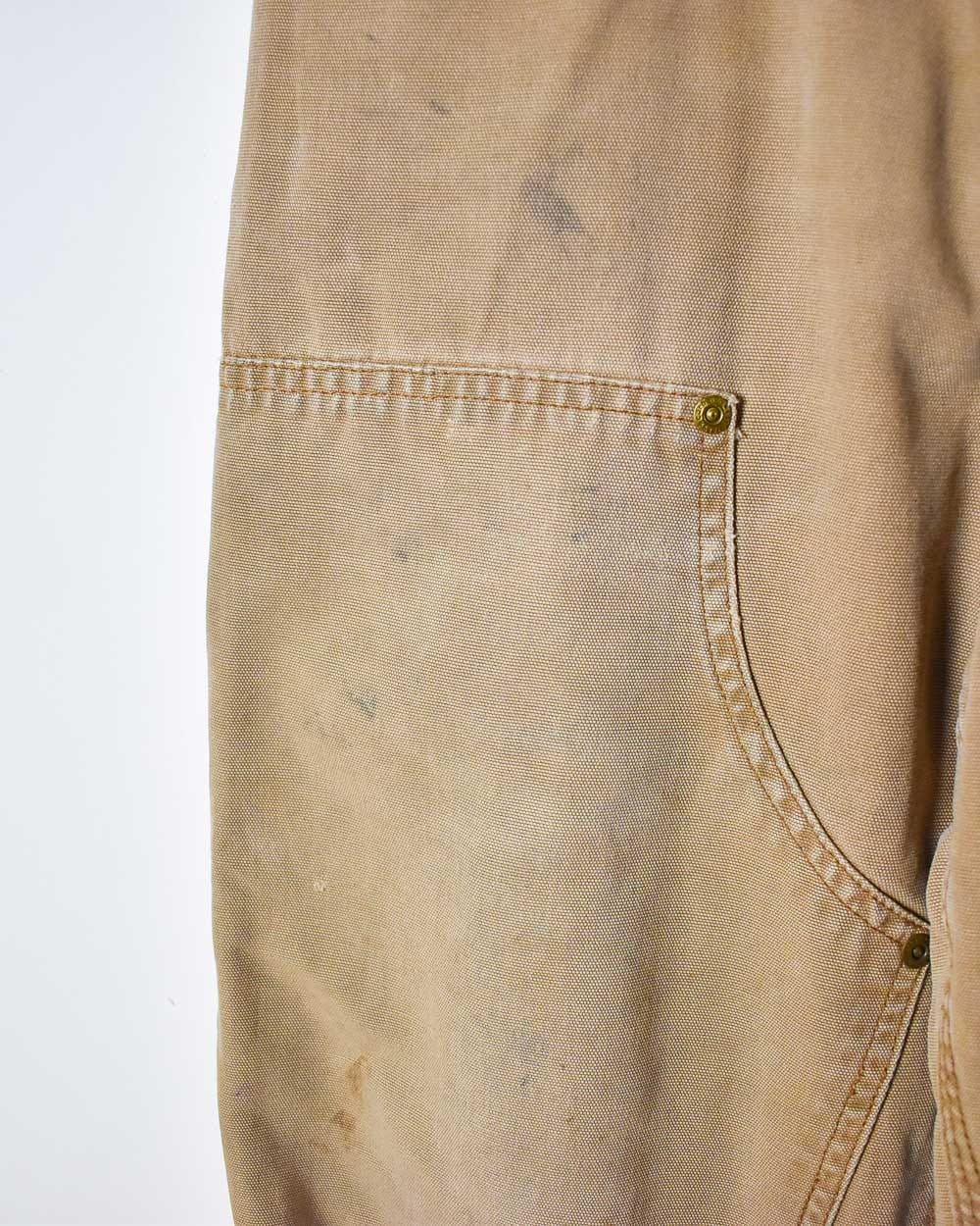 Neutral Carhartt Double Knee Carpenter Jeans - W32 L34