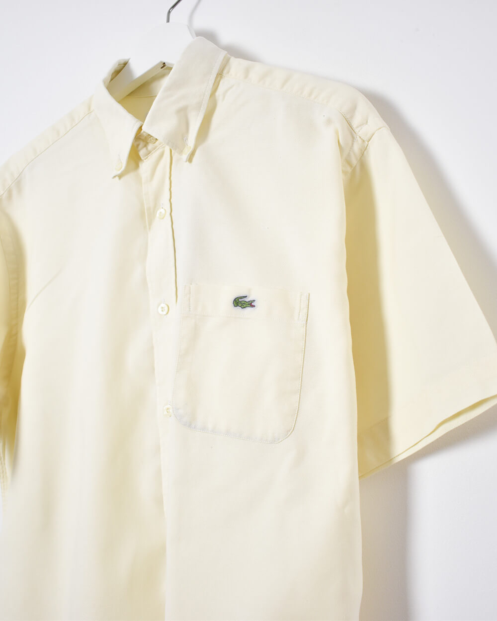 Neutral Chemise Lacoste Short Sleeved Shirt - Large