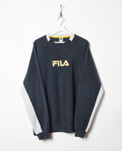 Black Fila Fleeced Sweatshirt - Large