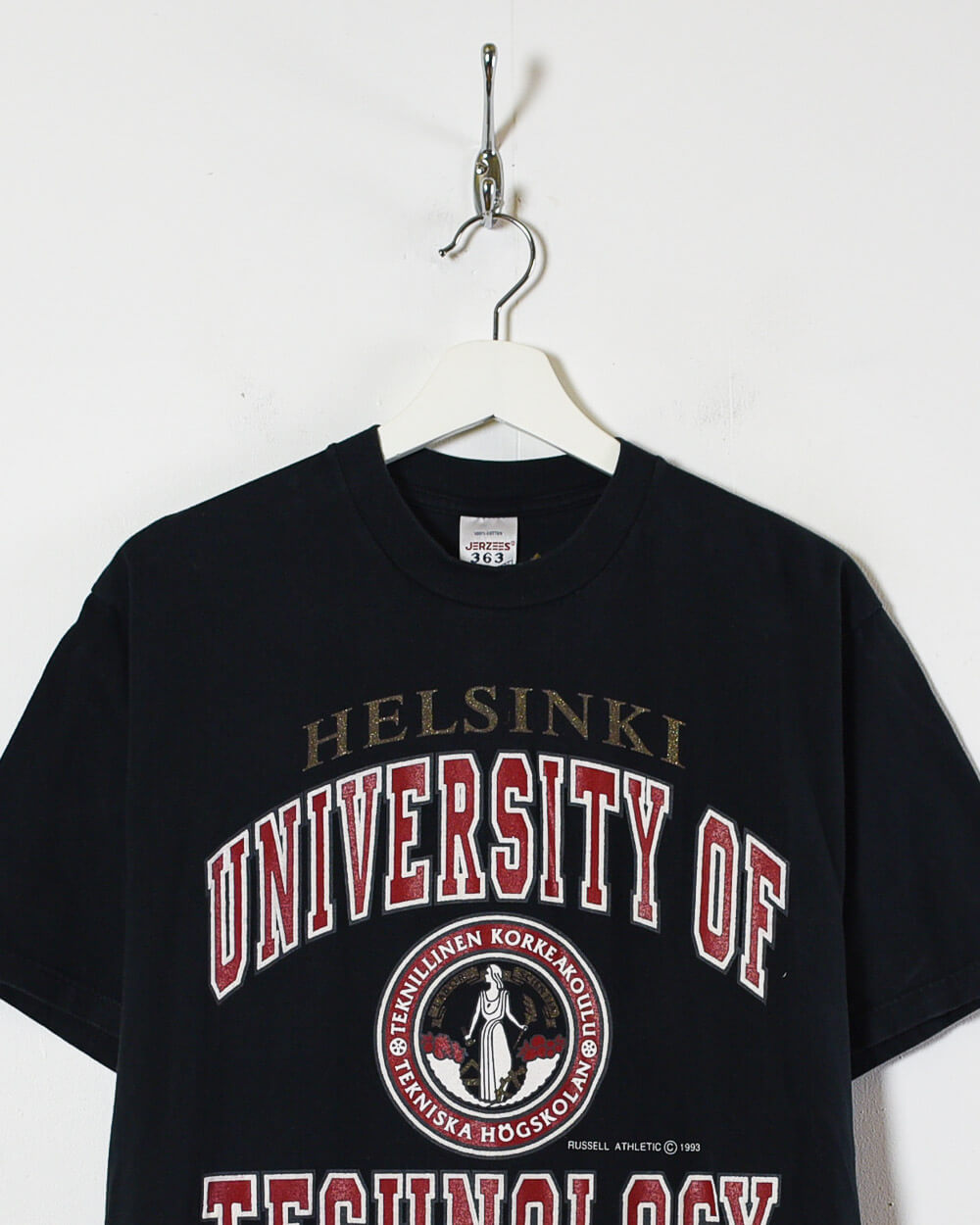 Black Helsinki University of Technology T-Shirt - Medium