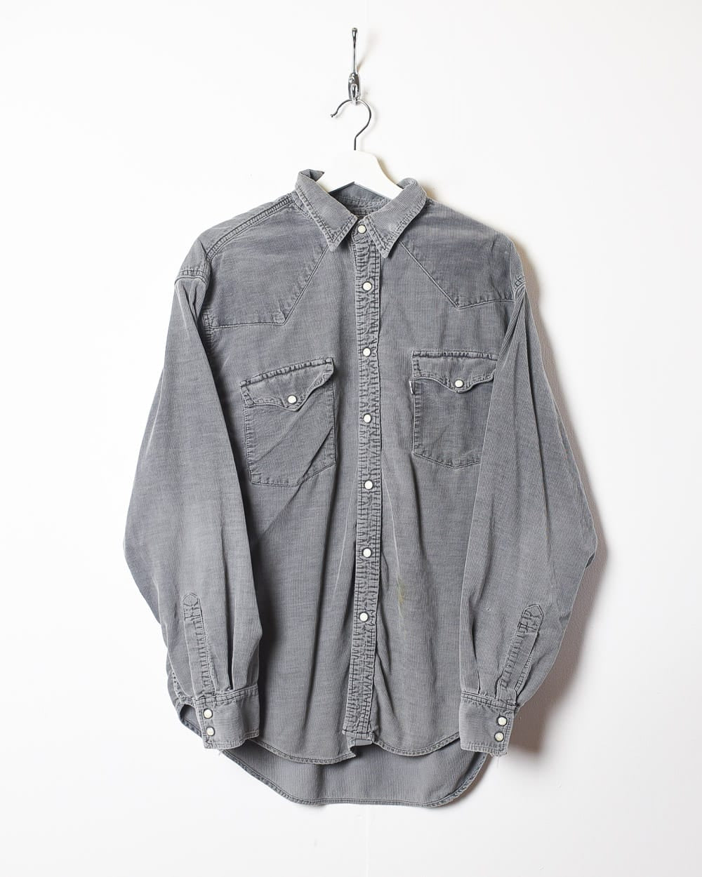 Grey Levi's Corduroy Shirt - Large