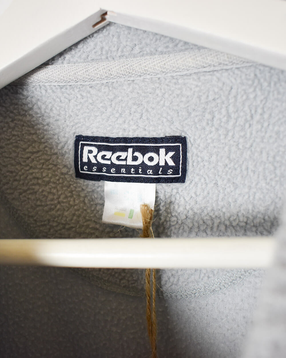 Stone Reebok Essentials Pullover Fleece - Large