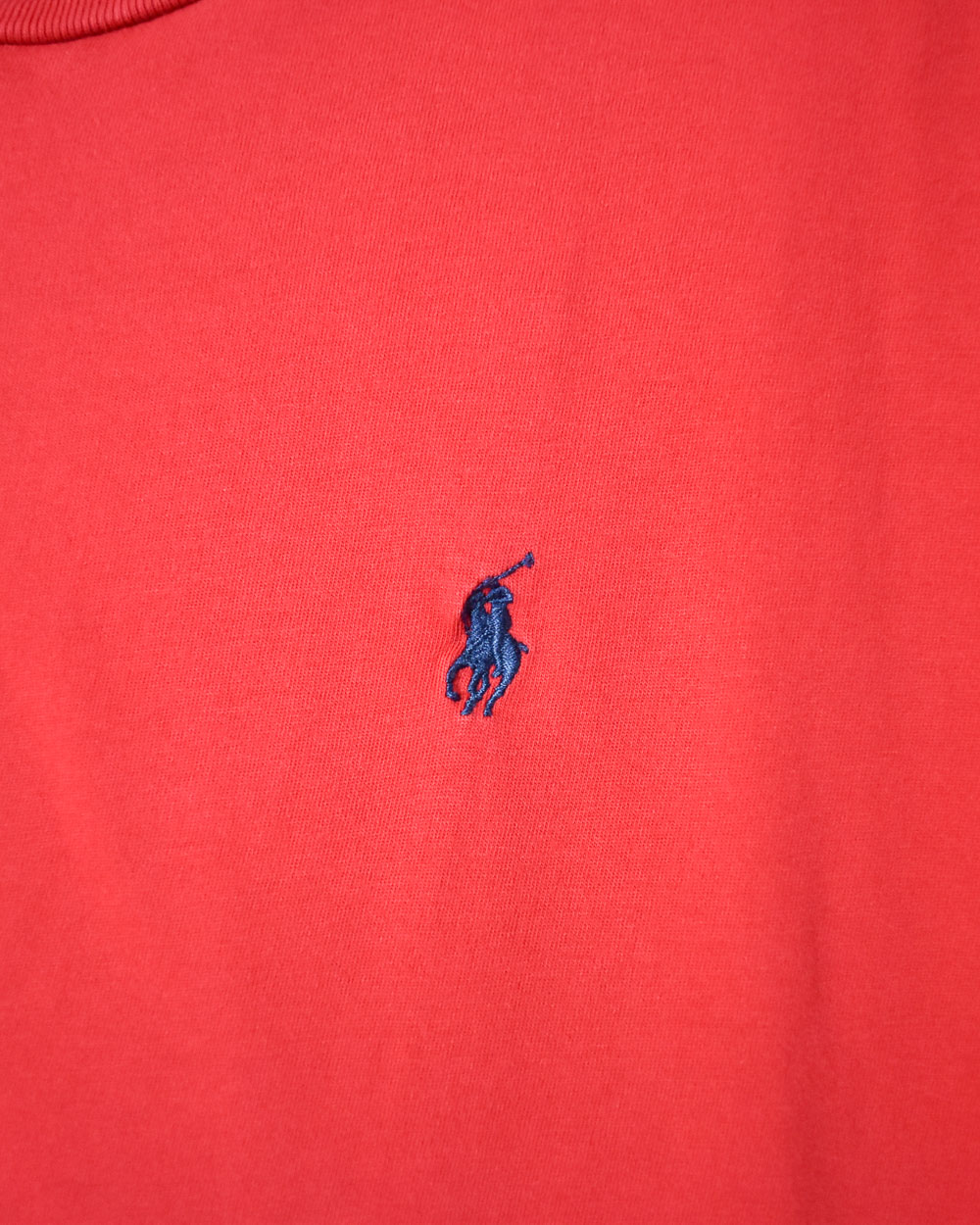 Red Polo Ralph Lauren T-Shirt - Large