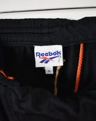 Black Reebok Tracksuit Bottoms - W36 L30