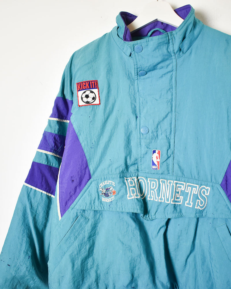 STARTER NBA 1990S CHARLOTTE HORNETS 1/4 ZIP JACKET
