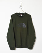 Green The North Face Sweatshirt - X-Large