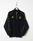 Black Umbro Nottingham Forest 1/4 Zip Fleece - Medium
