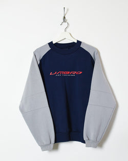 Vintage 00s Cotton Mix Colour-Block Navy Umbro Pro Training Shirt
