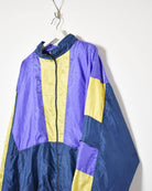 Purple Vintage Festival Shell Jacket - X-Large