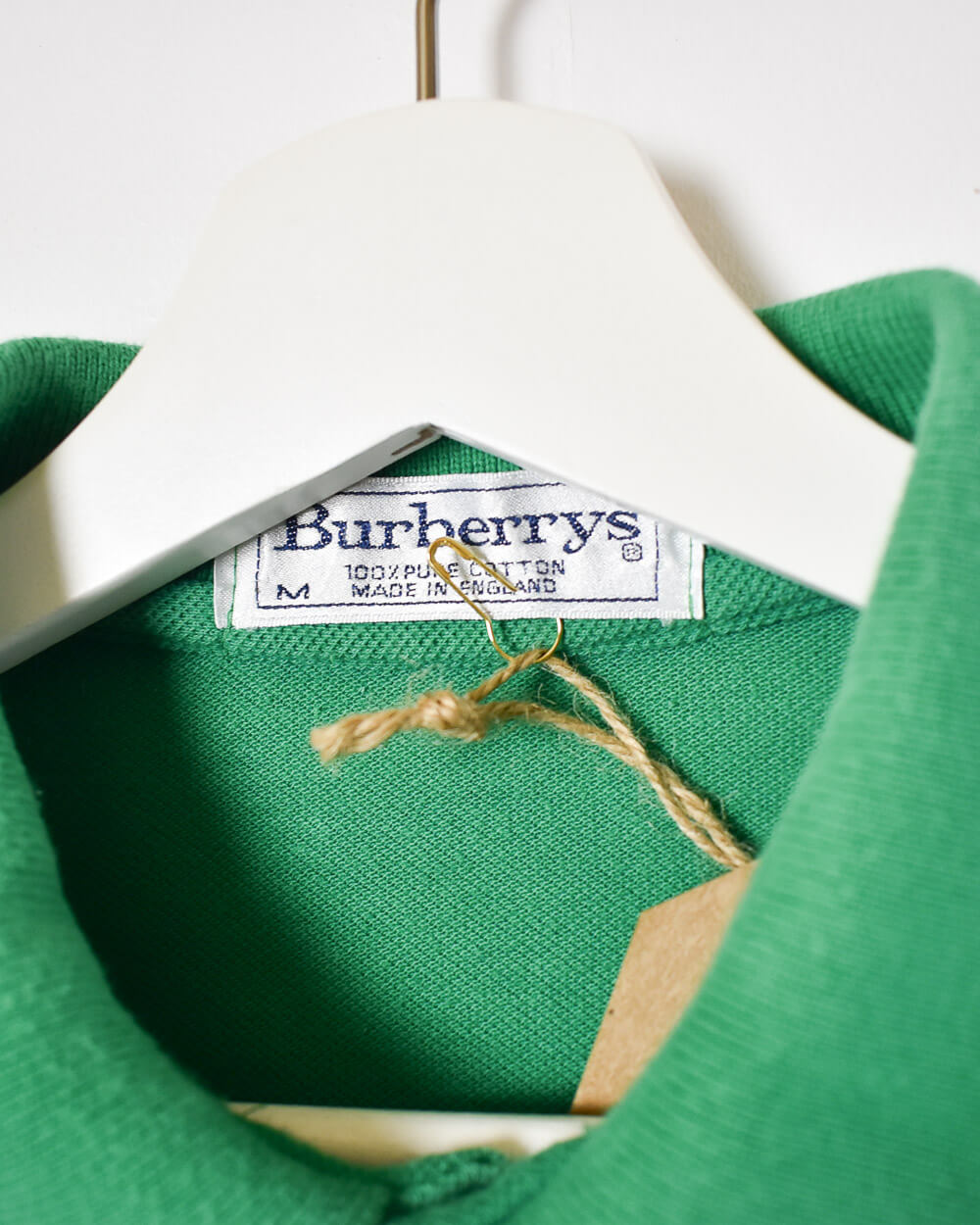 Green Burberry's Polo Shirt - Medium