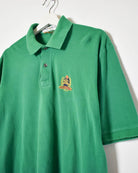 Green Burberry's Polo Shirt - Medium