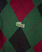 Green Lacoste Long Sleeved Polo Shirt - X-Large