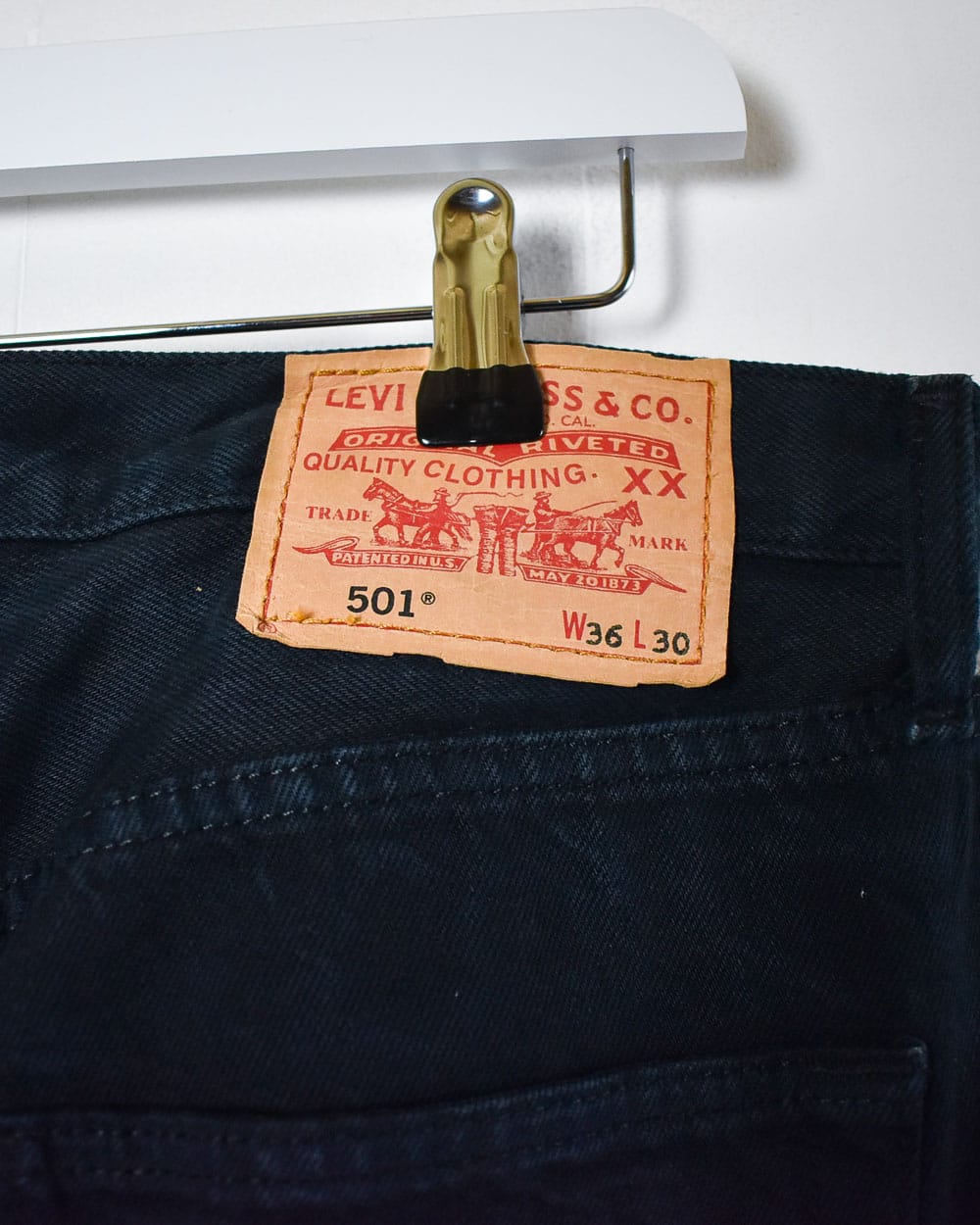 Black Levi's 501 Jeans - W36 L30