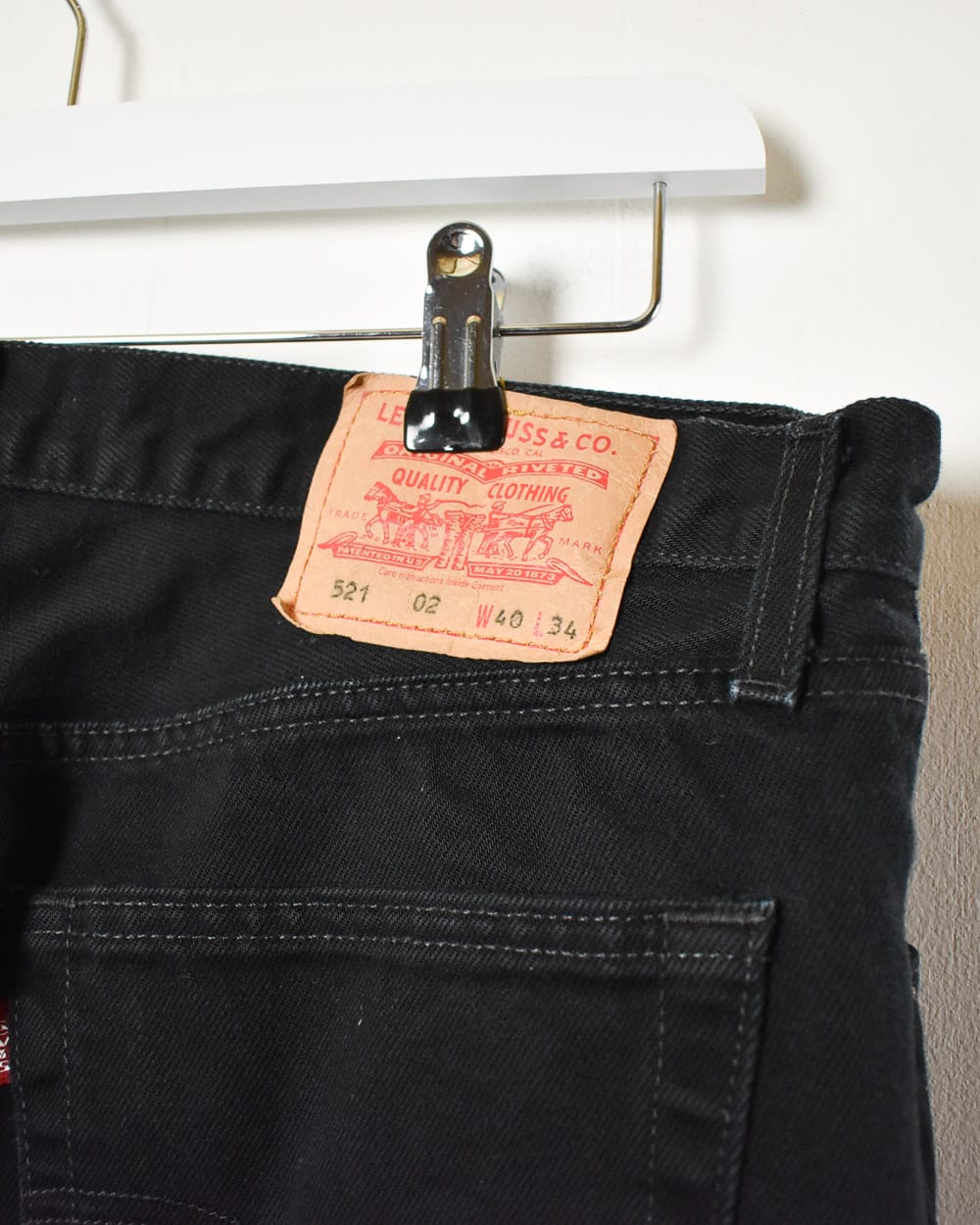 Black Levi's 521 Jeans - W40 L34