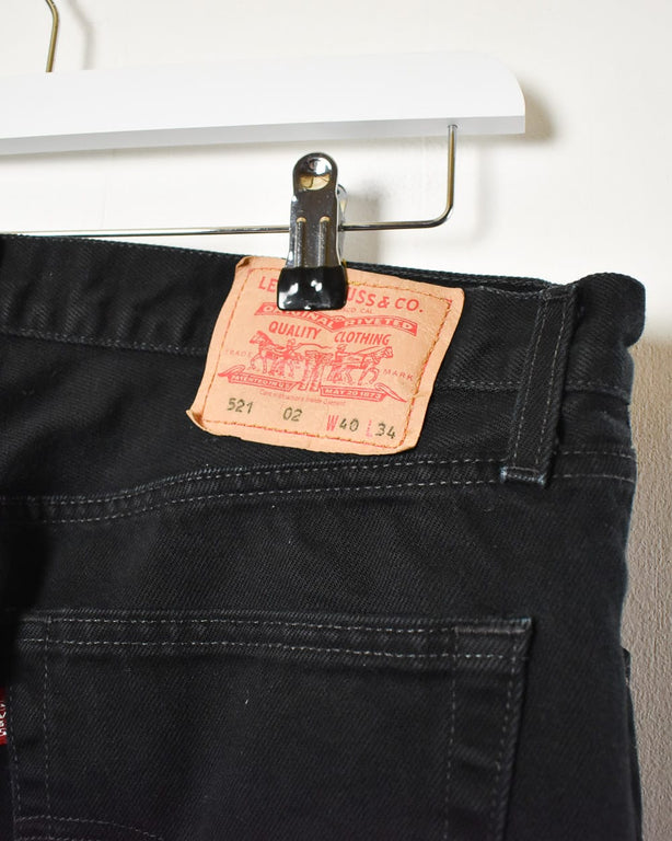 Black Levi's 521 Jeans - W40 L34