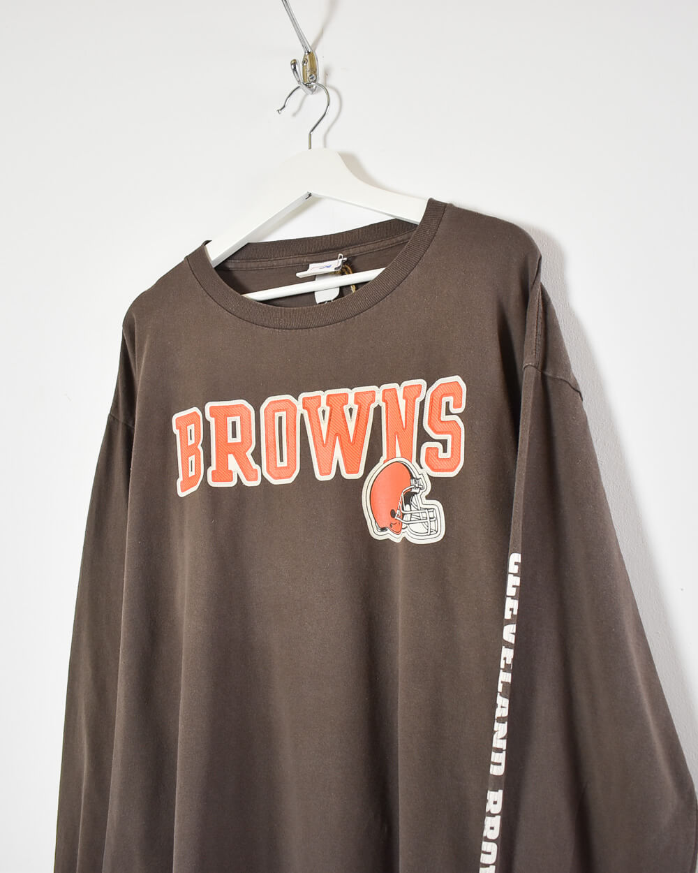 Brown NFL Browns Long Sleeved T-Shirt - X-Large