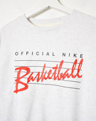 Stone Nike Official Basketball Sweatshirt - Medium