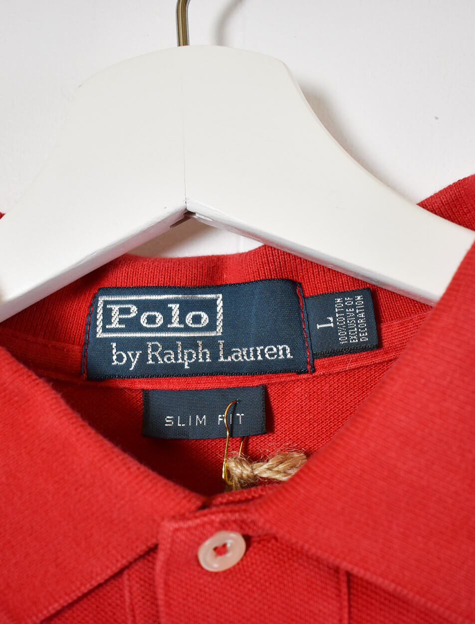 Red Ralph Lauren Rugby Shirt - Medium