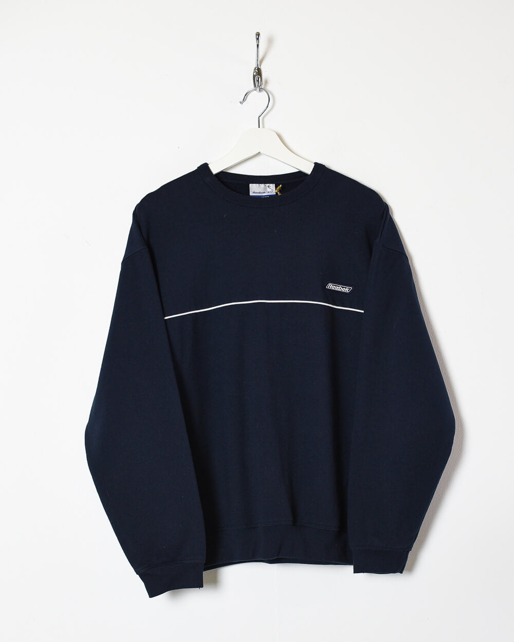 Navy Reebok Sweatshirt - Medium