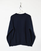 Navy Reebok Sweatshirt - Medium